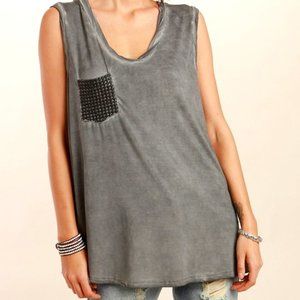 Embroidered Tank - Butter Soft